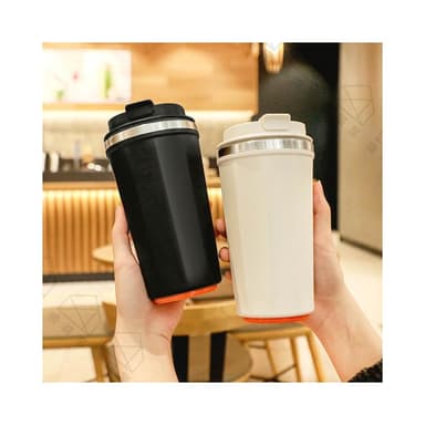 【吸貓室】不倒杯 環保杯 隨行杯 500ml 不鏽鋼咖啡杯 不倒咖啡杯 咖啡杯 保溫杯 辦公室水杯 熱水杯 情侶禮物