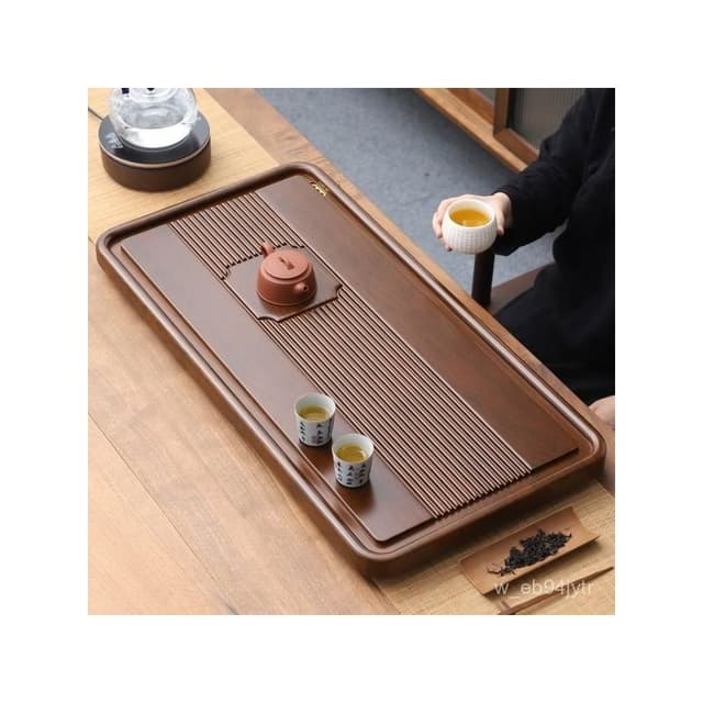茶盤 實木茶盤 茶託 泡茶盤 茶具 茶臺 茶具組 傢用茶盤 整塊實木茶盤排水辦公室茶海傢用簡易功夫茶臺花梨黑檀電木款
