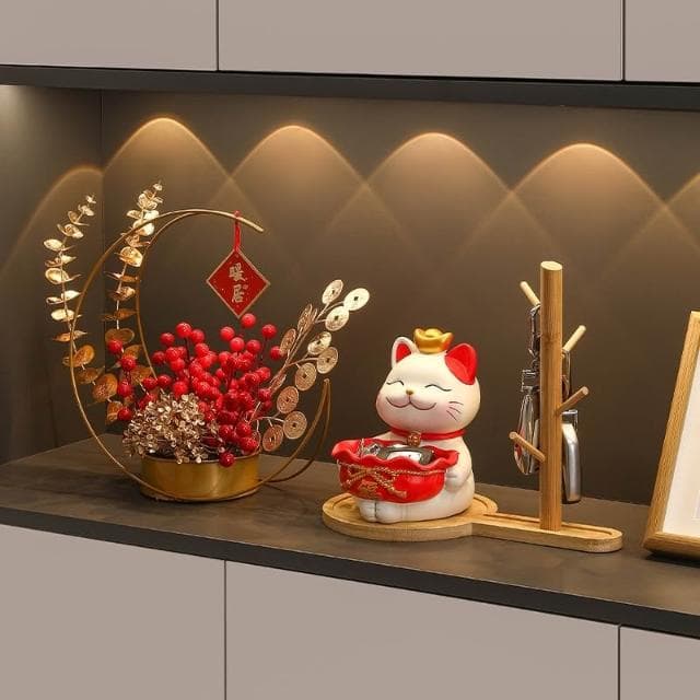 漫生活招財貓 玄關擺件 家居裝飾品 客廳裝飾 喬遷禮品 新居禮物 酒櫃電視櫃裝飾居家裝飾 開業禮物 交換