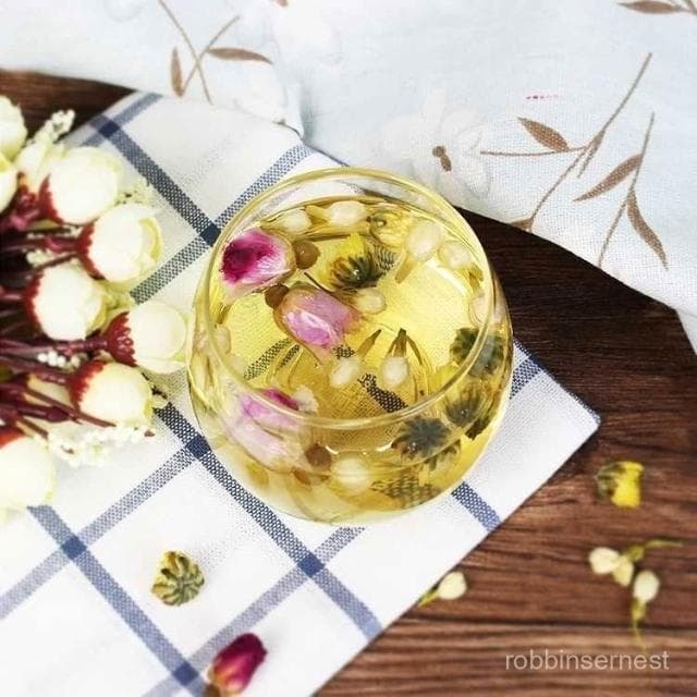 求求TW     【女人三寶茶】玫瑰花菊花茉莉花苞茶組閤罐裝胎菊玫瑰花花茶茶葉