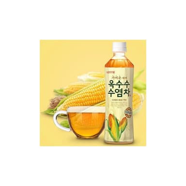【CHARA 微百貨】韓國 樂天 LOTTE 玉米鬚茶 500ml