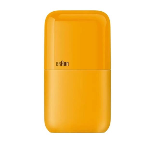 【BRAUN 百靈】黑子彈口袋電鬍刀 M1010經典黃