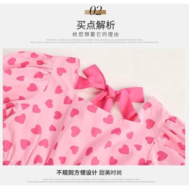 【Arbea】女童雪紡連衣裙夏裝新款洋氣女孩童裝公主裙碎花兒童裙子春夏季款 C489