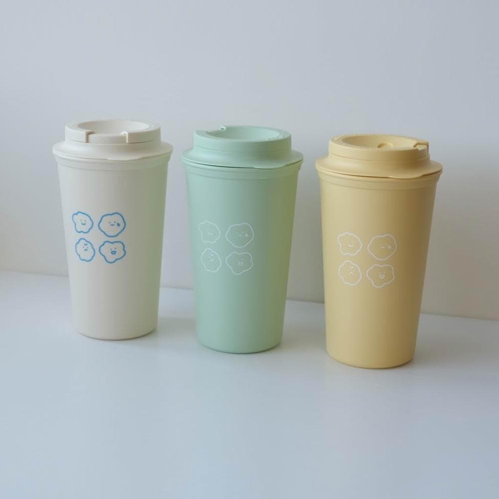 【Square Studio 方坊】方坊 手拿隨行杯 喜怒哀樂 450ml 韓國製 咖啡杯 隨身杯 辦公室小物 母親節禮物