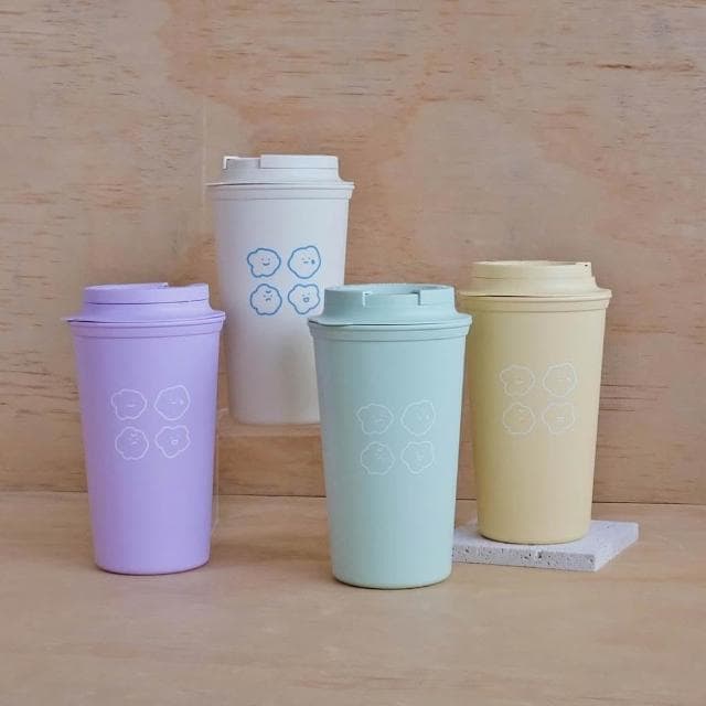 【Square Studio 方坊】方坊 手拿隨行杯 喜怒哀樂 450ml 韓國製 咖啡杯 隨身杯 辦公室小物 母親節禮物