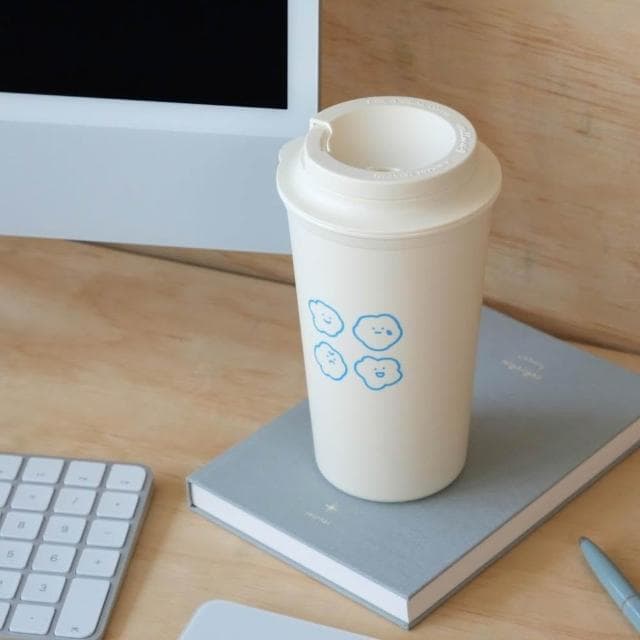 【Square Studio 方坊】方坊 手拿隨行杯 喜怒哀樂 450ml 韓國製 咖啡杯 隨身杯 辦公室小物 母親節禮物