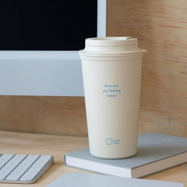 【Square Studio 方坊】方坊 手拿隨行杯 喜怒哀樂 450ml 韓國製 咖啡杯 隨身杯 辦公室小物 母親節禮物