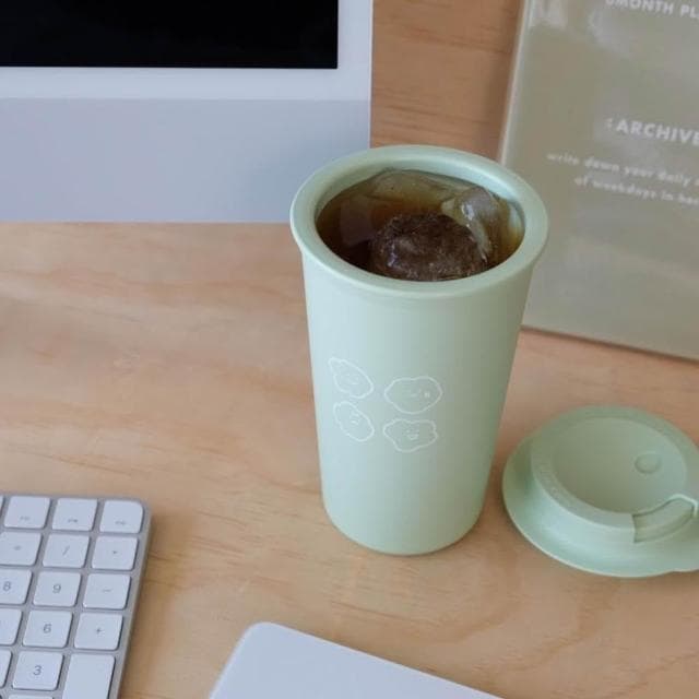 【Square Studio 方坊】方坊 手拿隨行杯 喜怒哀樂 450ml 韓國製 咖啡杯 隨身杯 辦公室小物 母親節禮物