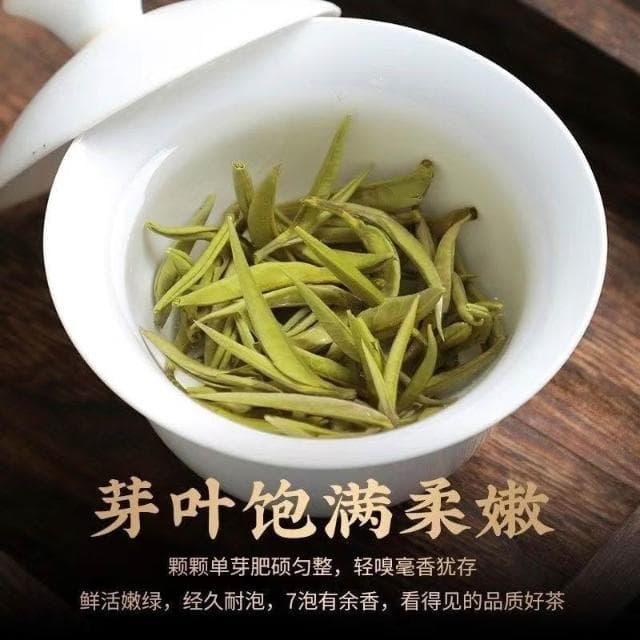 穎穎、正宗白茶福建白毫銀針2023明前頭埰新茶特級高山荒野白豪銀針罐裝