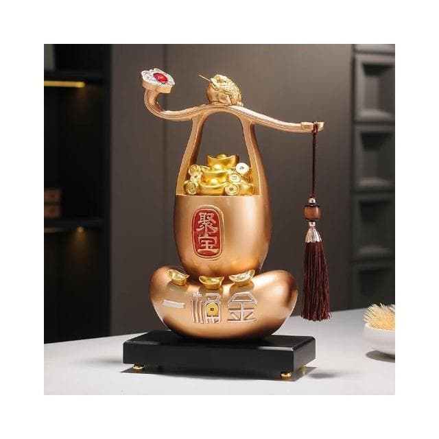 稱心如意聚寶盆擺件招財聚財新中式家居客廳辦公室開業喬遷禮物