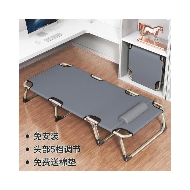 折疊床單人床午睡家用簡易午休床陪護便攜多功能行軍床辦公室躺椅