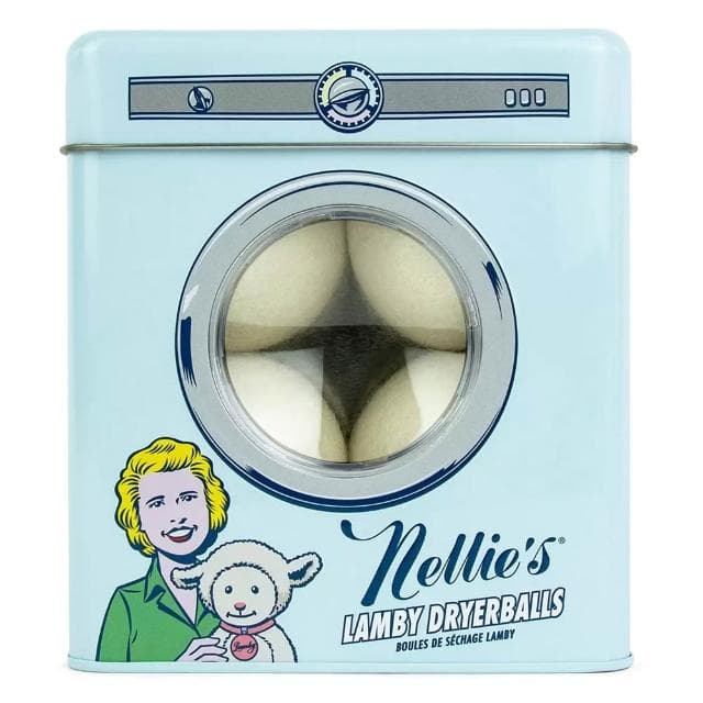 5Cgo🏆Nellies 羊毛烘衣球 4入 #1463347 縮短烘衣時間/減少衣服皺摺/可重複使用/純天然產品，適用於嬰兒衣物/質地綿軟，烘衣過程不易有聲響/100%由紐西蘭羊毛製成—303