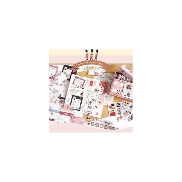 【德德小品集】紙膠帶禮盒 元氣滿滿系列 生日禮物  咕卡 手帳素材禮盒 套裝 送女友 送閨蜜 可愛  少女心 精美 聖誕節禮物