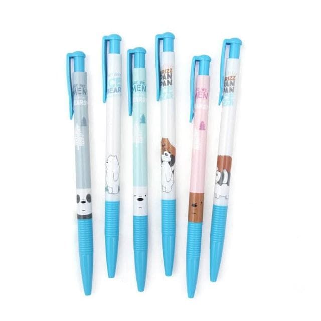【德德小品集】熊熊三賤客 原子筆 0.38 好寫 熊熊遇見你 咱們裸熊 裸熊三兄弟 Webarebears 可愛 收藏 禮物 玩偶 愛