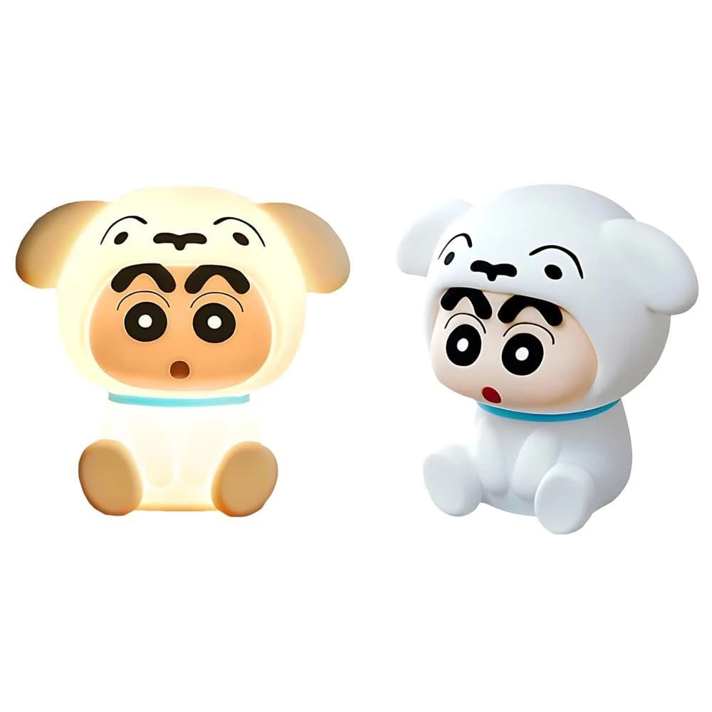 【Hello 蠟筆小新】小新變裝小白 拍拍燈 床頭燈 小夜燈 床頭小夜燈  解壓 手辦公仔 擺件 玩具 兒童夜燈  臥室裝飾 送禮 生日 禮物