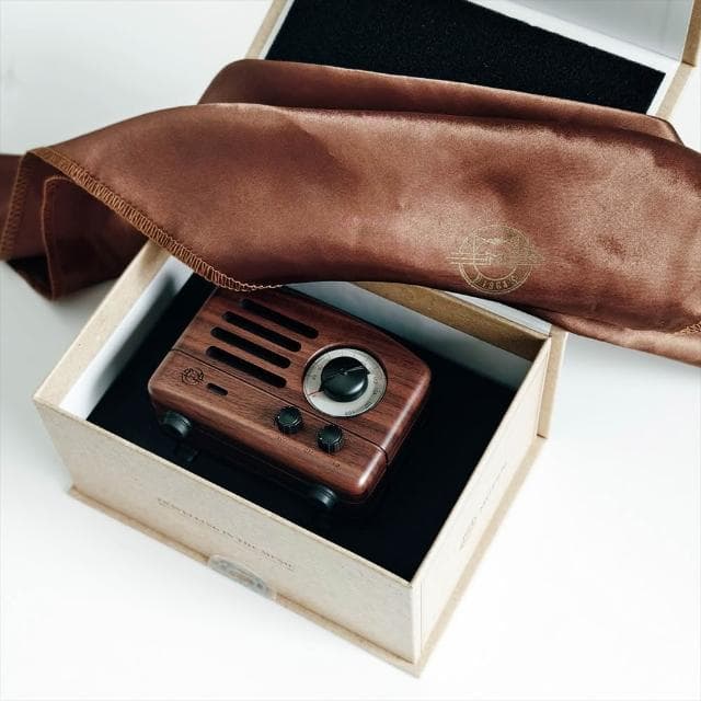 【MUZEN】OTR經典復刻藍牙音響收音機-經典版(胡桃木/玫瑰木 尾牙 抽獎 情人節禮物)