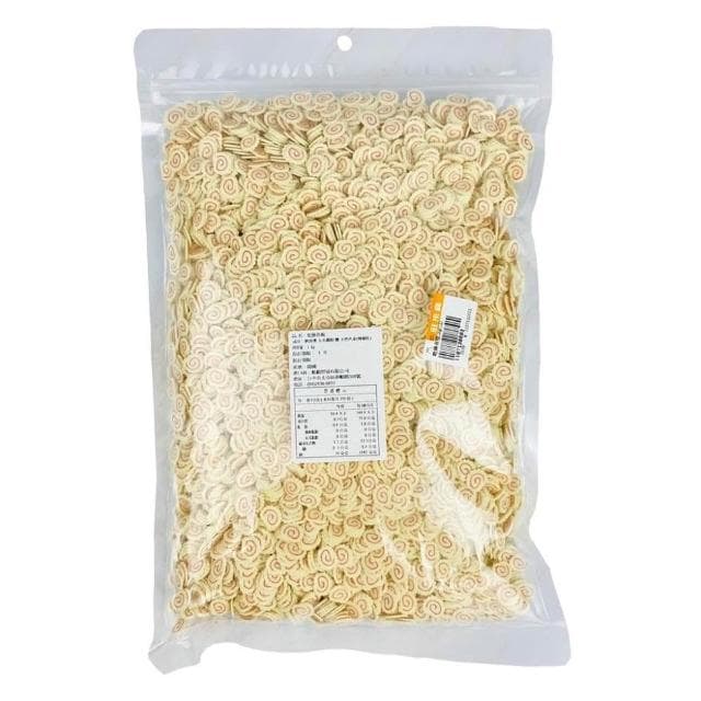 【旺來興烘焙餐飲購物網】乾燥魚板 1kg/包 魚板 泡麵 煮湯 配料 鳴門卷 日式魚板 蒲鉾 另有小包裝