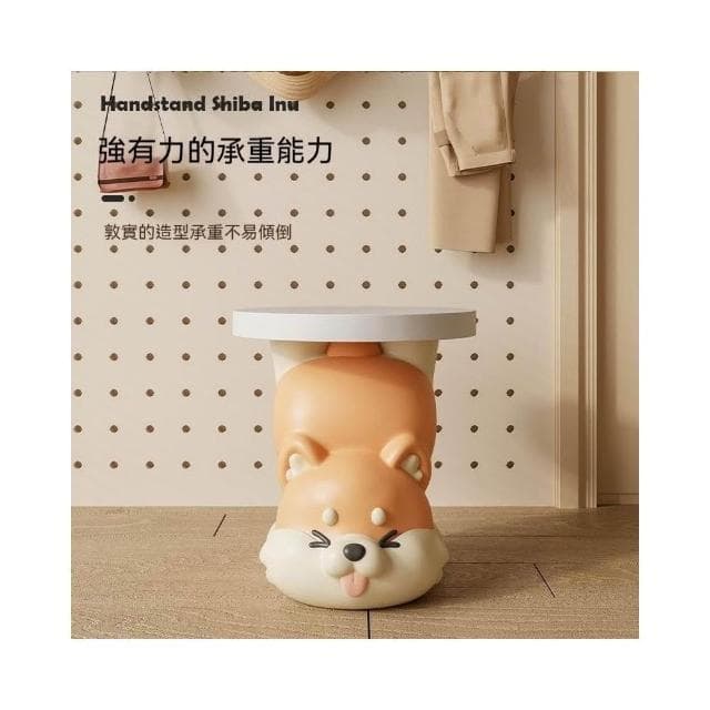 倒立柴犬換鞋凳 穿鞋椅 穿鞋凳 造型凳子 換鞋凳 換鞋椅 可愛小凳子 玄關鞋凳 鞋凳 小凳子 喬遷禮物 交換禮物