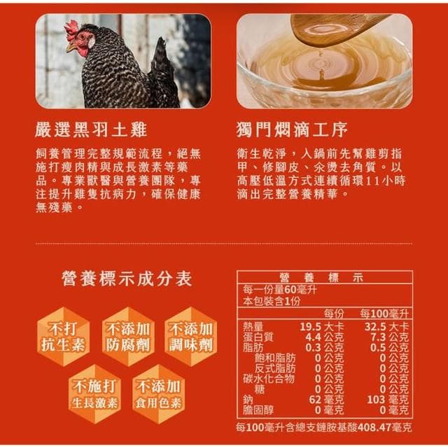 【Sogno 好物專賣店】單包賣場 玄羽滴雞精 SOU．SOU 聯名款  60毫升/包  產後補品術後保養 兒童 老人雞湯