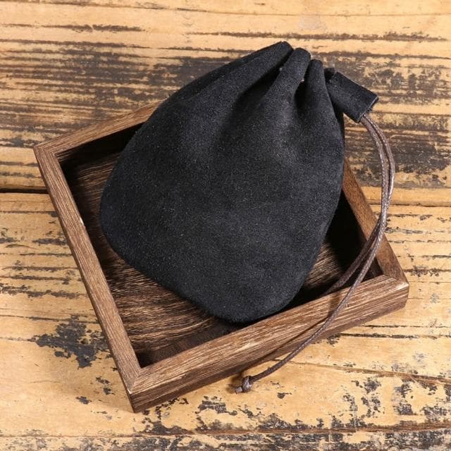 【巴黎精品】紐約精品 父親節禮物 現貨+預購 真牛皮零錢包真皮錢包短夾卡夾隨身手拿包-復古抽繩多功能男女包包3色a1js33
