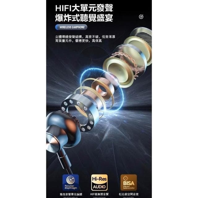 台灣出貨 5.4無線藍芽耳機 掛脖式無線耳機 ENC雙重降噪 立體音效超長續航 佩戴舒適無感延遲 運動跑耳機 藍芽無線耳