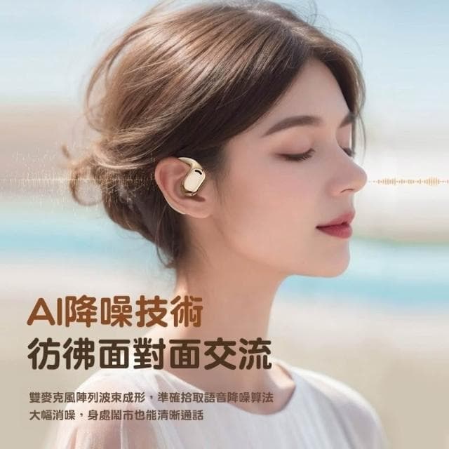 台灣出貨 柏林之聲無線藍芽耳機耳掛式 開放式ows藍芽無線耳機 降噪無線藍牙耳機 不入耳真無線耳機 運動型耳機防水防汗