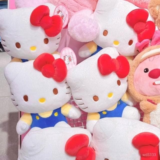 經典hellokitty玩偶網紅凱蒂貓咪毛絨玩具哈嘍kt公仔送女生日禮物