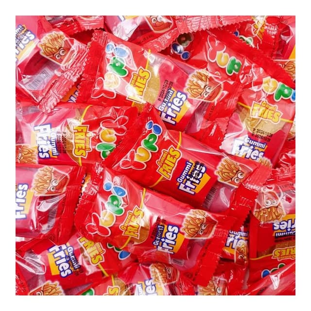 【YUPI 呦皮】呦皮薯條造型軟糖 造型軟糖 水果口味 呦皮 薯條 趣味造型軟糖 小朋友最愛 休閒零食  親子共享零食  生日派對點心