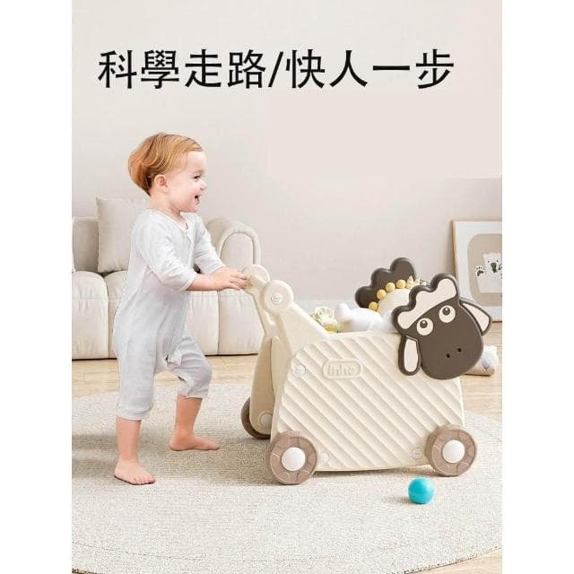 【LEMU 樂牧】🎁台灣出貨 🎁 三合一 兒童玩具收納車 零食手推車 收納箱 寶寶收納盒 生日禮物