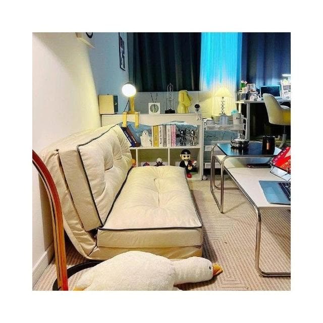 可躺可睡 懶人沙發 發床折疊沙發 臥室榻榻米小沙發 可折疊網紅沙發款款懶骨頭沙發床單人沙發床