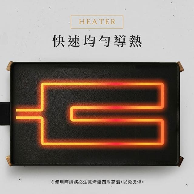 【IRIS】日系不沾輕薄電烤盤 IHU-A10 (中秋/烤肉/鐵板燒/快速加熱/德國iF產品設計獎)