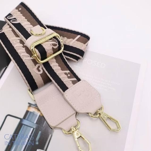 英文字寛織背帶 可掛錢包 替換背帶 包包背帶  織帶 027