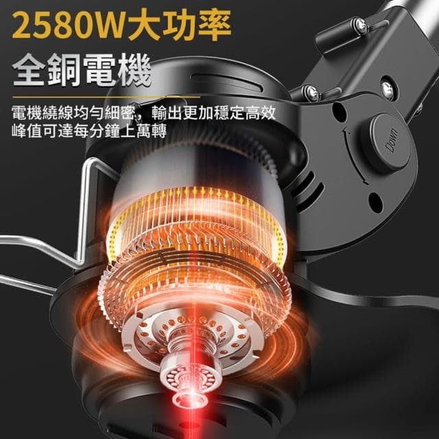 【Ogula 小倉】割草機 除草機 家用款大功率7000M兩電送大禮包(認證BSMI:R3E558/充電式鋰電打草機)