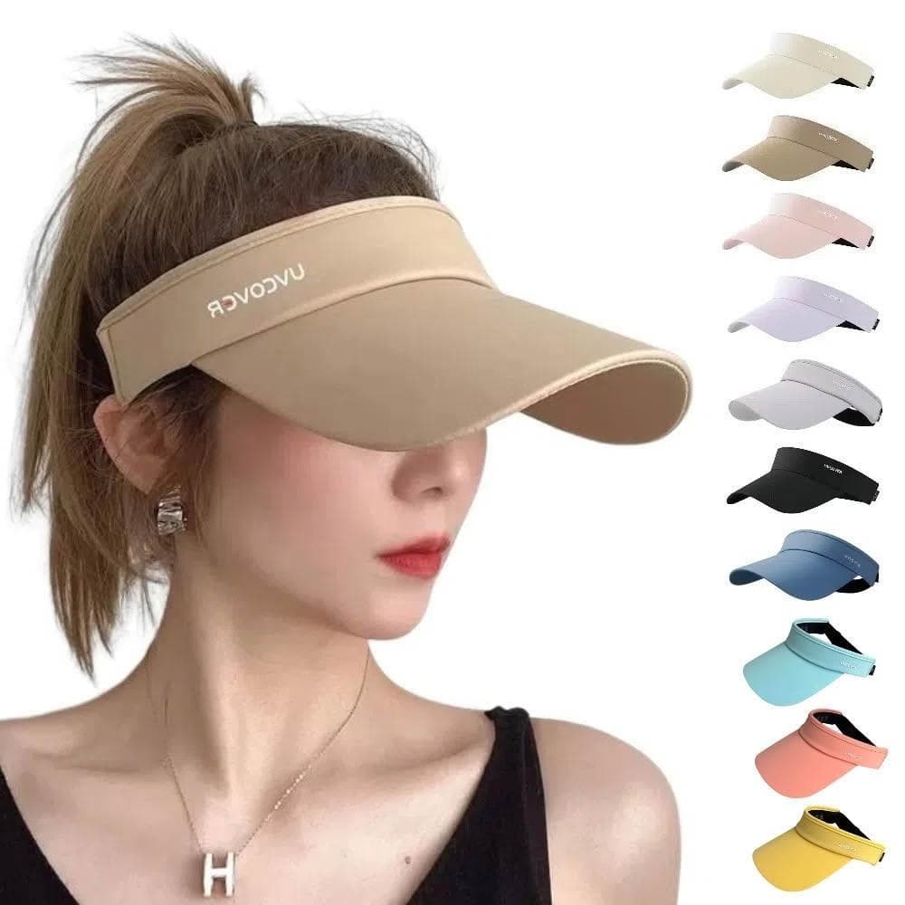 【A&R】日系顯瘦冰絲空頂遮陽防曬帽(夏季 可調節 髮箍式 運動風 男女適用 高爾夫球 生日)