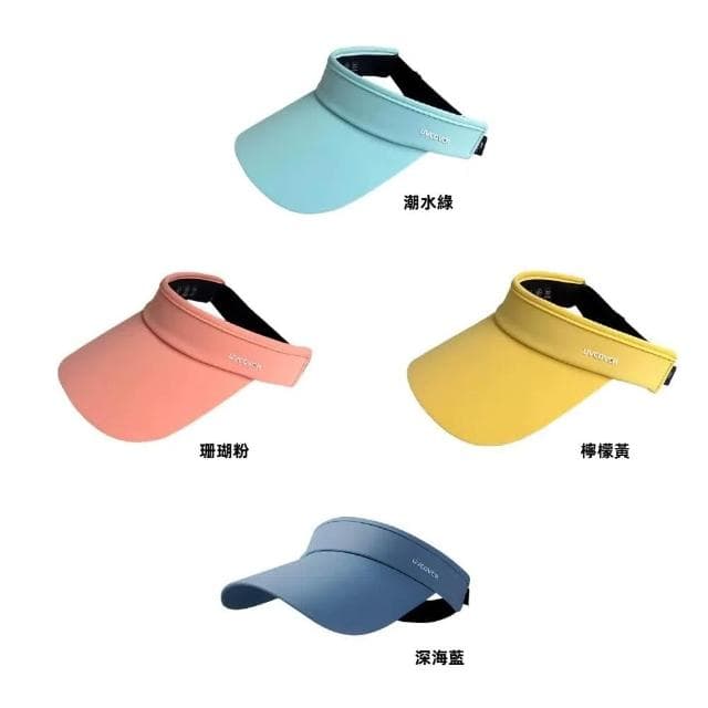 【A&R】日系顯瘦冰絲空頂遮陽防曬帽(夏季 可調節 髮箍式 運動風 男女適用 高爾夫球 生日)