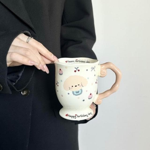 漫生活ins小象馬克杯高顔值杯子陶瓷情侶水杯女生生日禮物伴手禮品