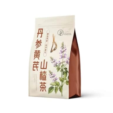 台灣現貨 丹參黃芪山楂茶50入三寶茶 正品 黃芪片山楂片丹參片組合茶 獨立袋裝 天然本草茶 養生茶