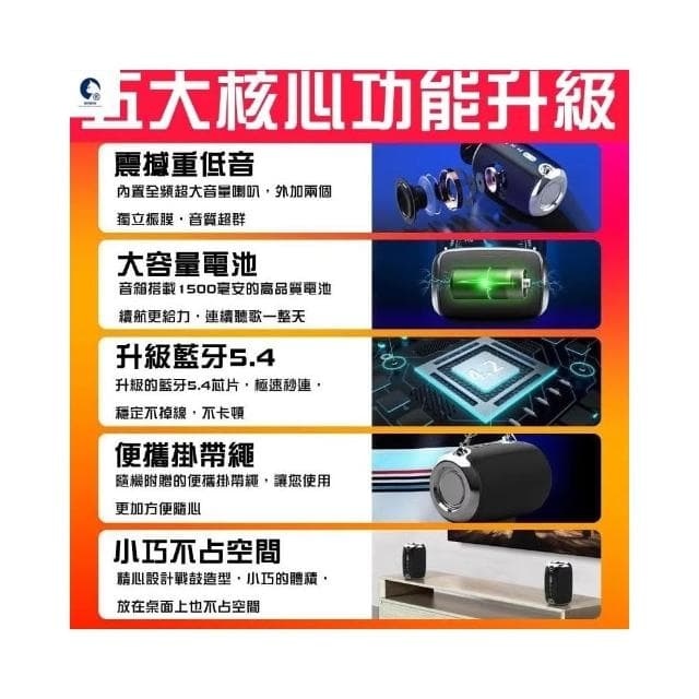 ⚡全新藍牙5.4⚡智能藍芽喇叭 點歌機 藍芽音響 智慧音箱 重低音喇叭 音響喇叭 智能音箱 重低音砲 電腦音響