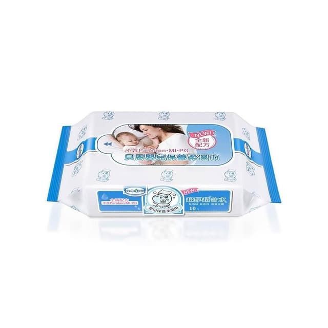 【Baan 貝恩】全新配方嬰兒保養柔濕巾(10抽)(20抽)貝恩濕紙巾-MiffyBaby