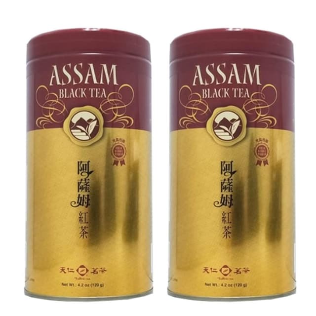 【天仁茗茶】5Cgo🏆 天仁茗茶 阿薩姆紅茶 120g X 2入，QL00107412 非常適合添加牛奶沖泡成奶茶，口感柔潤香醇，餘韻無窮 —303