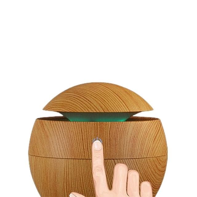 職日生迷你木紋香氛機－贈精油(薰香機 水氧機 精油機 香薰機 精油噴霧器 擴香機 生日禮物 交換禮物)