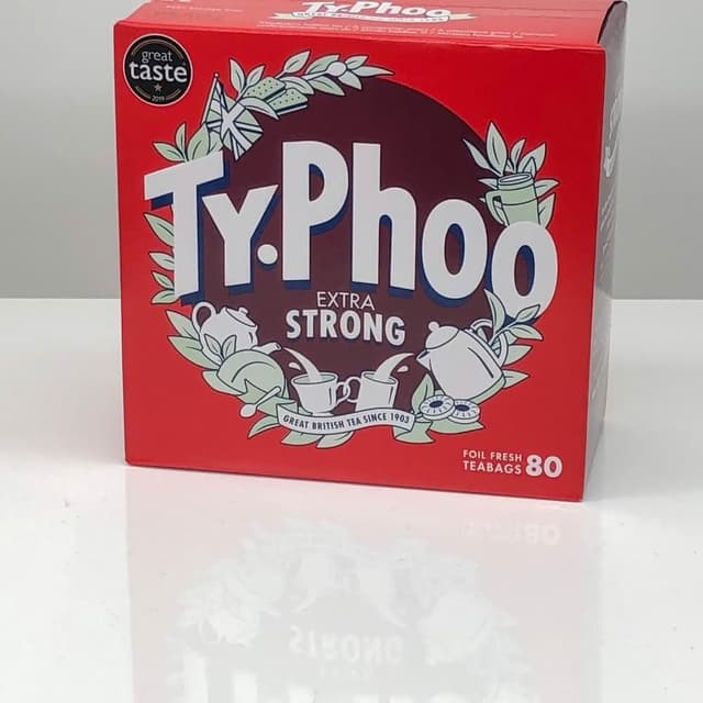 【Typhoo】英國泰芙 特濃紅茶 小茶包3g*盒裝裸包80入〈效期：2026/09/30〉