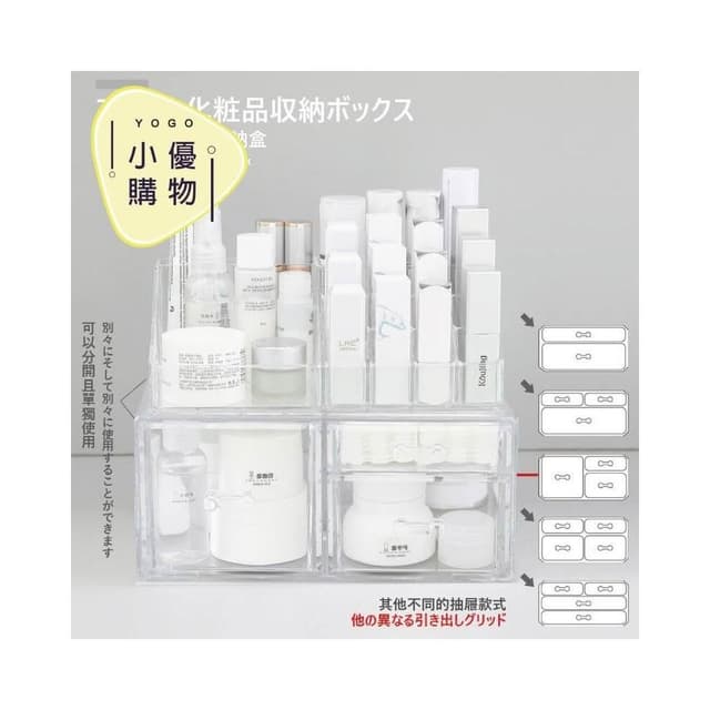 化妝品保養品收納盒 化妝品收納盒 專櫃級 收納架 壓克力收納盒 化妝品架 化妝品盒 口紅架 化妝櫃 口紅收納盒