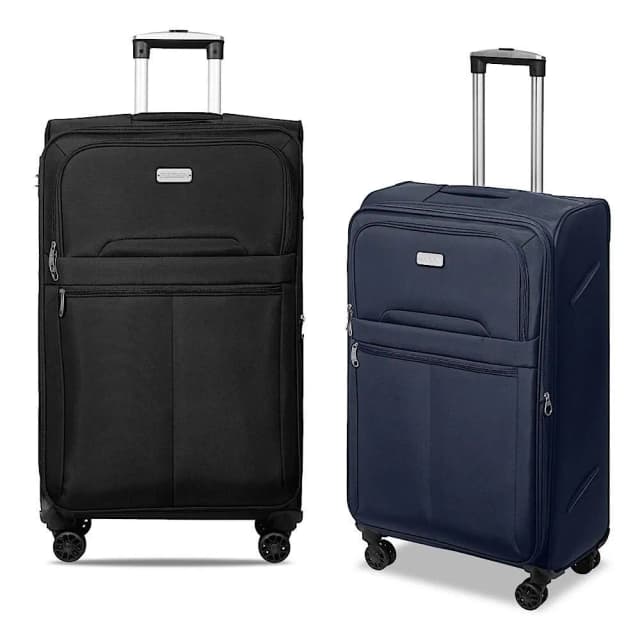 【Batolon 寶龍】皇家風範 28吋 加大防爆拉鍊商務箱/旅行箱 布面行李箱 商務箱 行李箱 布箱