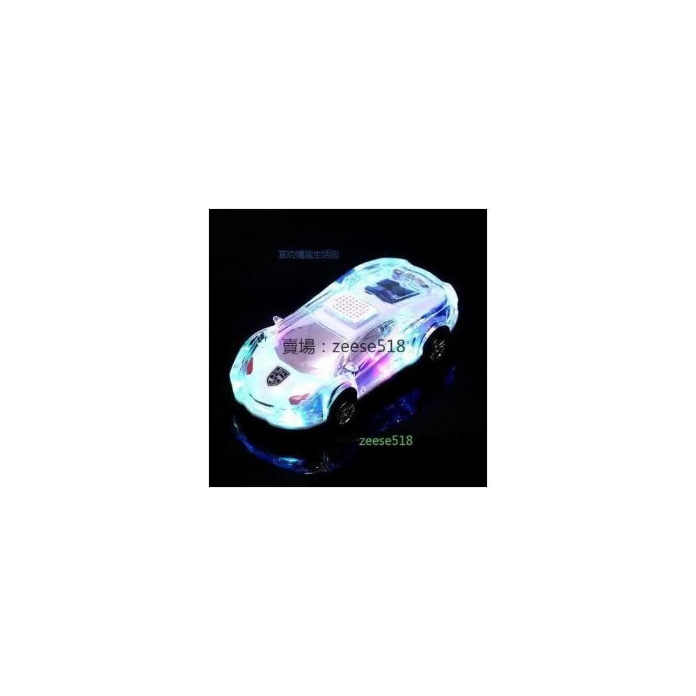 現貨速發📣水晶跑車模型 記憶卡 重低音七彩燈 炫酷玩具 藍芽音響 藍牙喇叭 交換禮物 七彩燈光喇叭  藍芽喇叭 高品質
