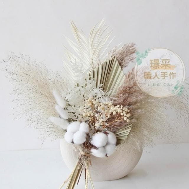 【璟采職人】乾燥棉花 棉花 棉花頭 永生花 乾燥花材 果實 聖誕裝飾 聖誕配件 聖誕節 聖誕樹 聖誕佈置 藤圈配件 禮物