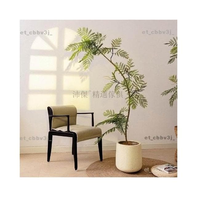 熱賣🌈藍花楹仿真綠植高端室內客廳門店網紅ins風裝飾大型落地盆栽仿生 盆栽 居傢裝飾 仿真植物 人造樹 假樹 假植物