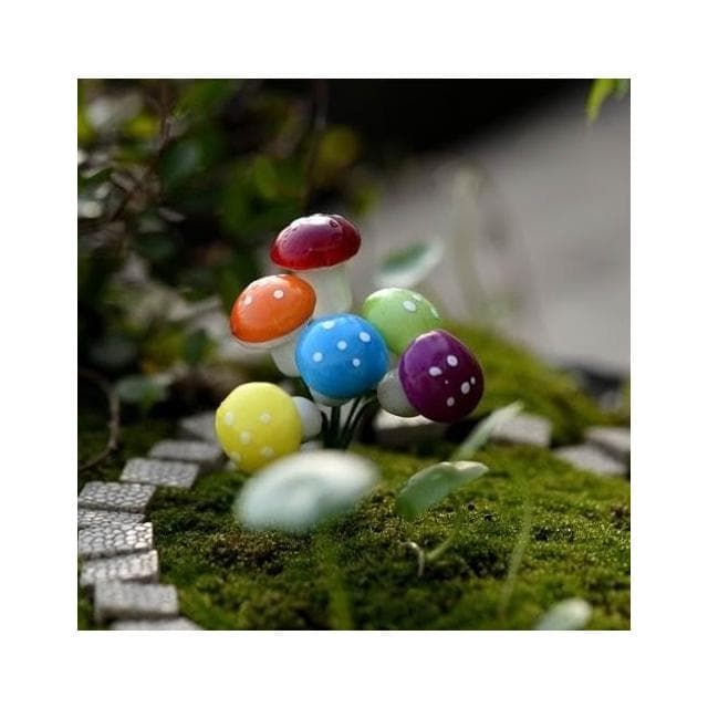 【璟采職人】蘑菇屋 仿真蘑菇屋 微景觀擺件 盆栽裝飾 迷你園藝 多肉植物 園藝植作 微景觀配件 微景觀 桌上裝飾