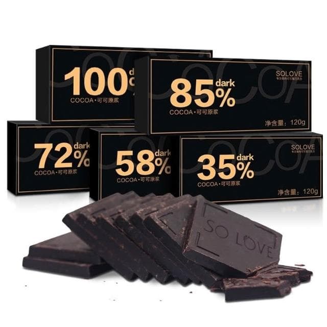 嘴饞甄選 純可可脂黑巧剋力120g禮盒裝逆天苦休閒零食送女友批髮