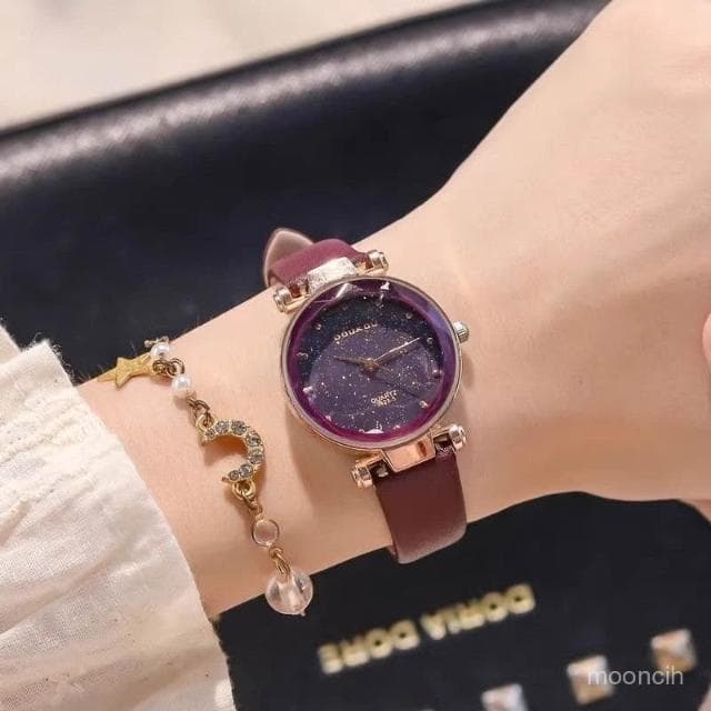 偉偉有道 【店鋪熱銷】手錶女款滿天星空係列學生百搭簡約輕奢小衆網紅2025年新款高級感